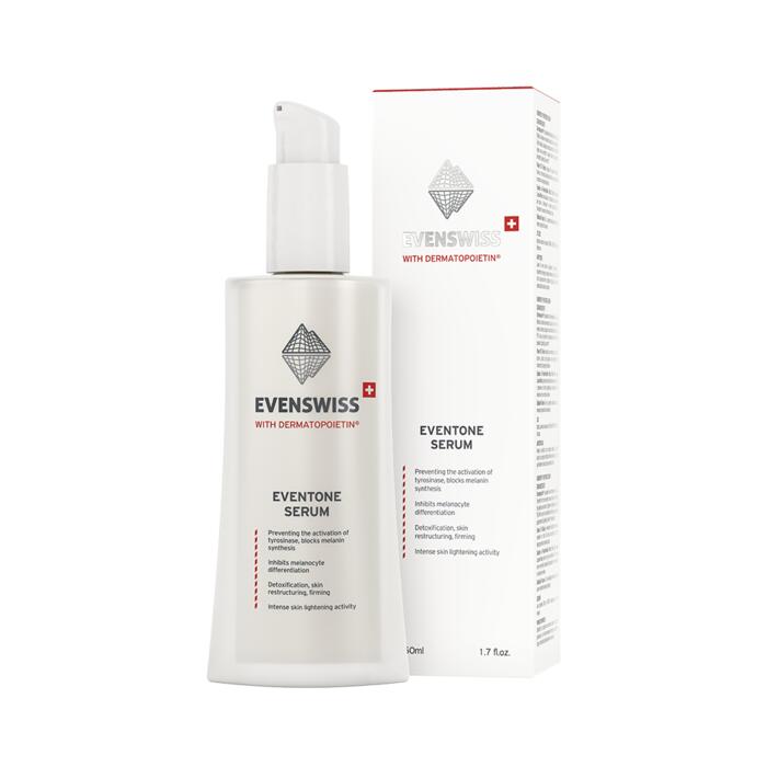 СПЕЧЕЛИ СЕРУМ ЗА ИЗРАВНЯВАНЕ ТЕНА НА КОЖАТА EVENSWISS®.
